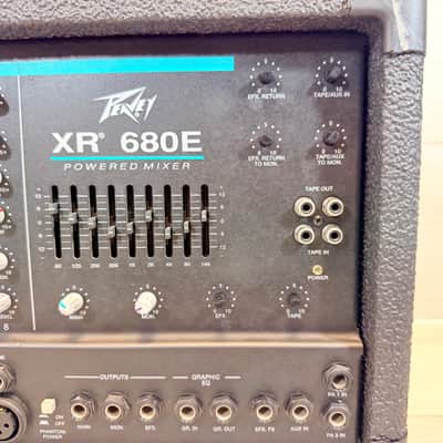 Peavey XR 680E 8-Channel Powered Mixer Late 90's image 2