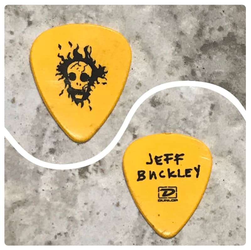 Jeff Buckley Authentic Guitar Pick 2002 Yellow image 1