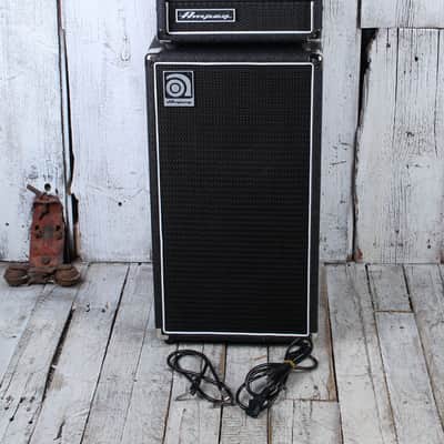 Ampeg Micro-CL Bass Stack Electric Bass Guitar Amplifier Head and 2 x 10 Cabinet image 2