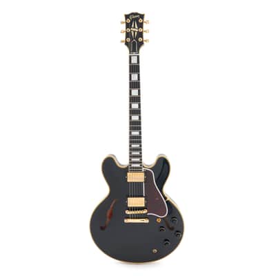 Gibson Custom 1959 ES-355 Reissue Stop Bar VOS, Ebony 2024 (Pre-owned) image 1