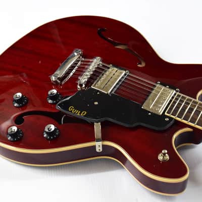 Guild Starfire I 12-ST 12-string Semi-hollow - Cherry Red image 4