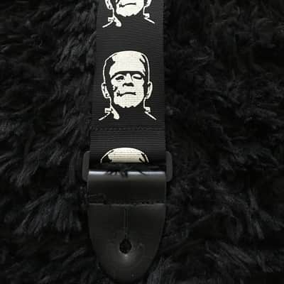 Yak Pak RARE Frankenstein guitar strap 2005 - Black/white image 2