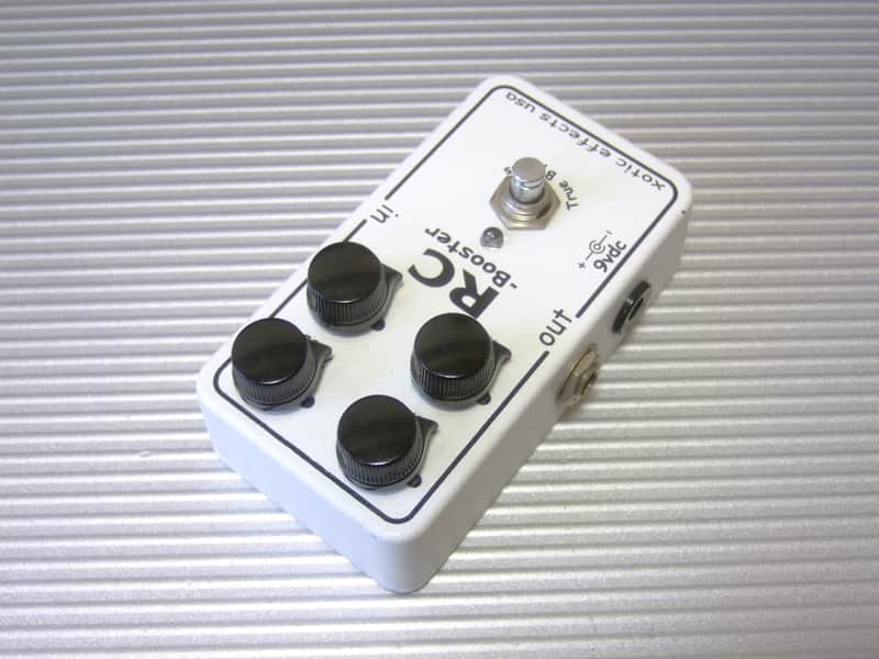 The Earliest Version Engraved Serial Xotic RC Booster | Reverb