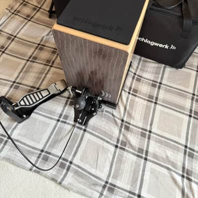 Schlagwerk Super Agile Cajon, CAP100 Cajon Pedal, TA3 Luxus Case - Like New image 2