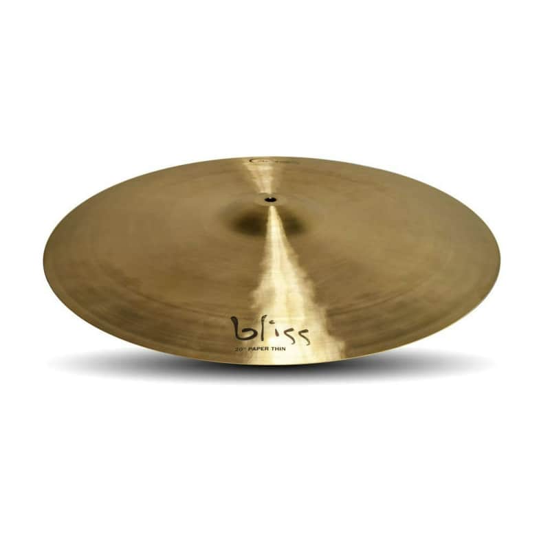 Dream Bliss 20-Inch Paper Thin Crash, Dark Undertones, Low Gentle Bridge, Hand Forged and Hammered Cymbal with Wooden Stick image 1