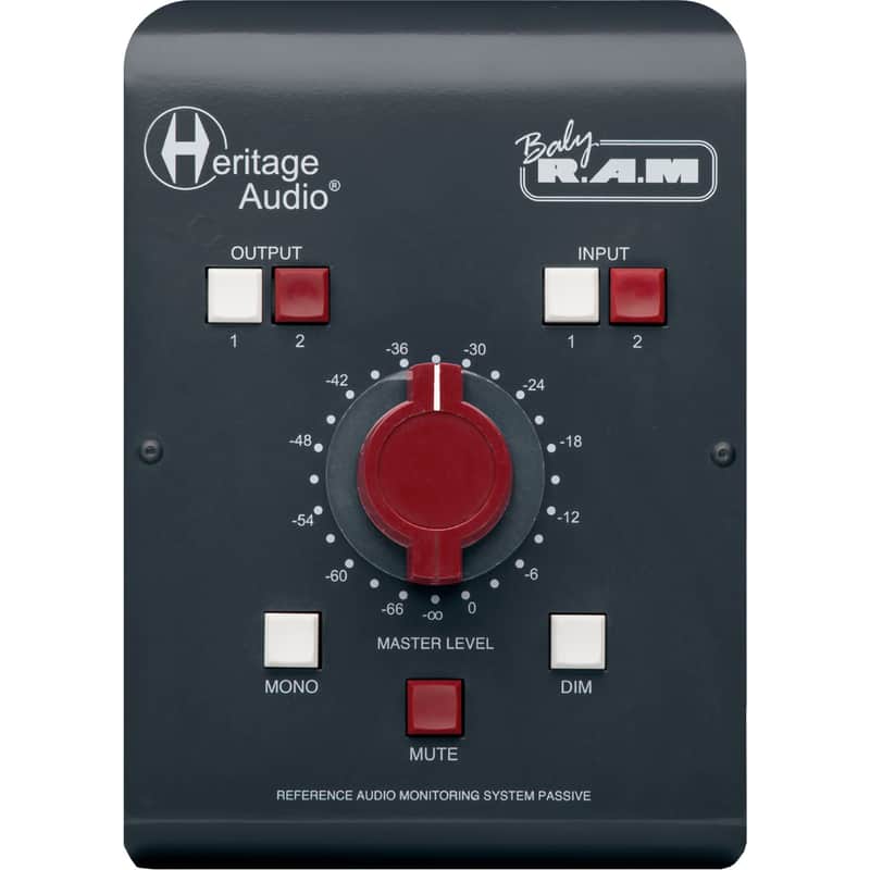 Heritage Audio Baby Ram Desktop Passive Monitor Controller image 1