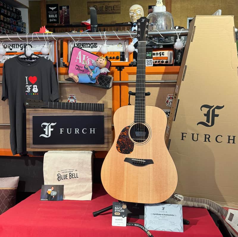 Furch Guitars BLUE LH D SW EAS VTC Lefty Dreadnough  (CUSTOM ORDER for Al’s Music Factory) UNIQUE IN THE WORLD !!! image 1