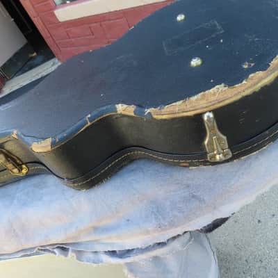 GUILD 1960's BLUESBIRD BASS HARDSHELL CASE RARE ORIGINAL CASE image 14