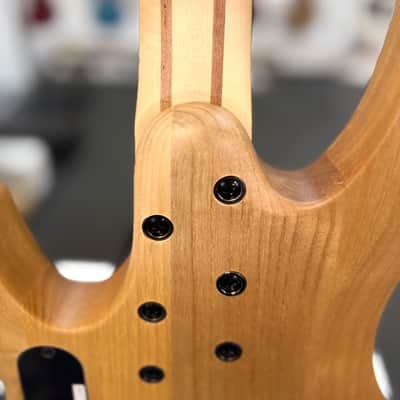 ESP LTD B-204SM Fretless Bass Guitar - Natural Satin image 10