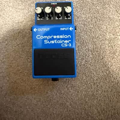 Boss CS-3 Compression Sustainer (Black Label) 1986 - 1992 - Blue image 1