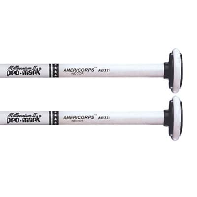 2pr.- Pro-Mark AB32i Americorp Indoor Percussion Rubber Bass Drum Mallets Large (New Old Stock) image 3
