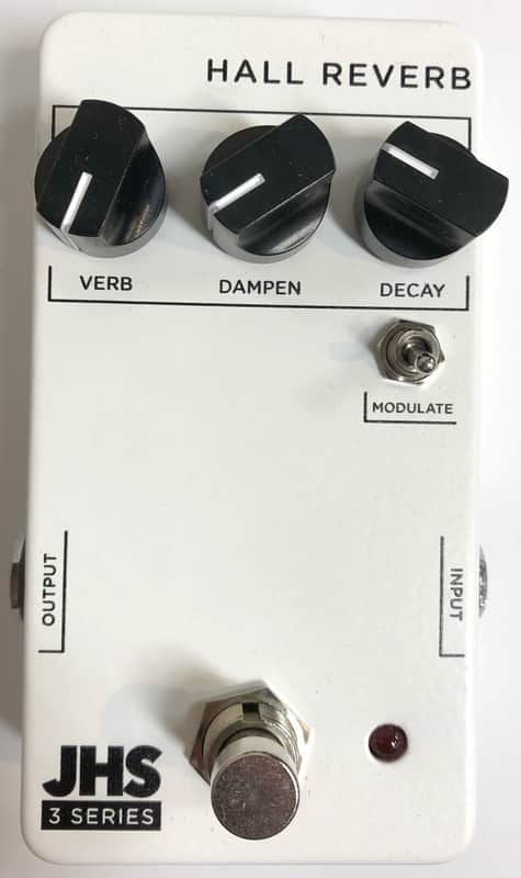Used JHS 3 Series Hall Reverb Guitar Effects Pedal image 1