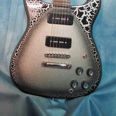 Epiphone Made in USA! Custom Shop Wilshire 2017 Ltd. Ed - Black Crackle w/ Hardcase (VERY RARE!) image 3