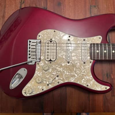 1997 USA Fender Lone Star Stratocaster Candy Apple Red image 2