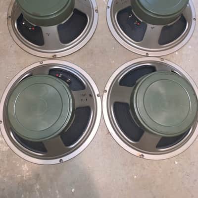 70’ Celestion t1281 g12h30 pre rola “greenbacks” (x4) image 1