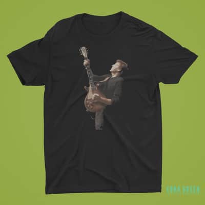 McCartney Burst Custom Printed T-Shirt - 4XL Black image 3
