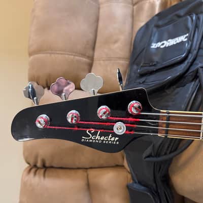 LEFT HANDED RARE MODEL T SCHECTER BASS GUITAR MADE IN KOREA image 4