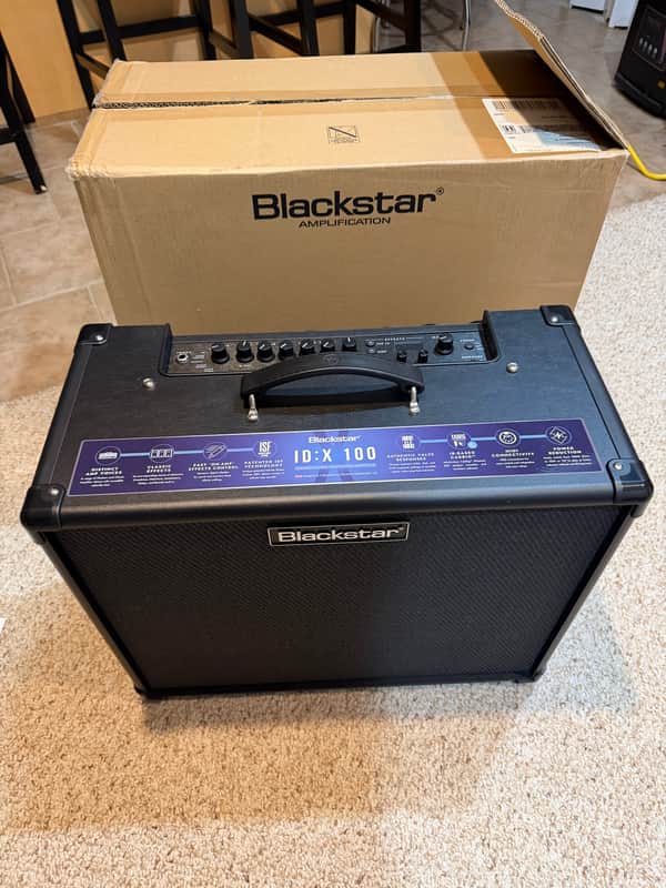 Blackstar ID:X 100 100-Watt 1x12" Digital Modeling Guitar Combo 2025 - Present - Black image 1