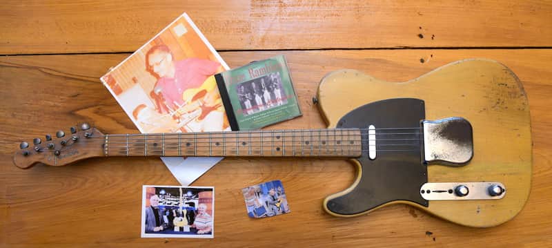 Left handed Lefty LH Fender Telecaster 1951 Butterscotch-The First One EVER Made WATCH THE VIDEO image 1