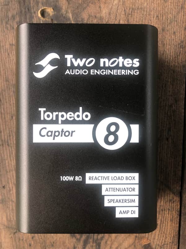 Two Notes Torpedo Captor Loadbox/Attenuator/DI - 8 Ohm