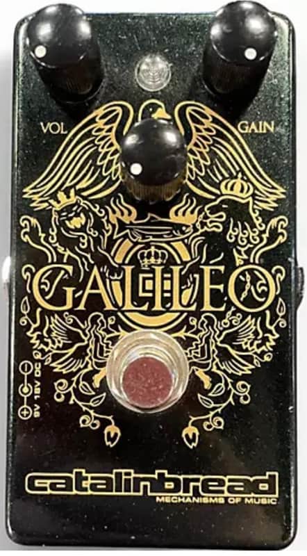 Catalinbread Galileo Treble Boost Overdrive Pedal - Black - black image 1