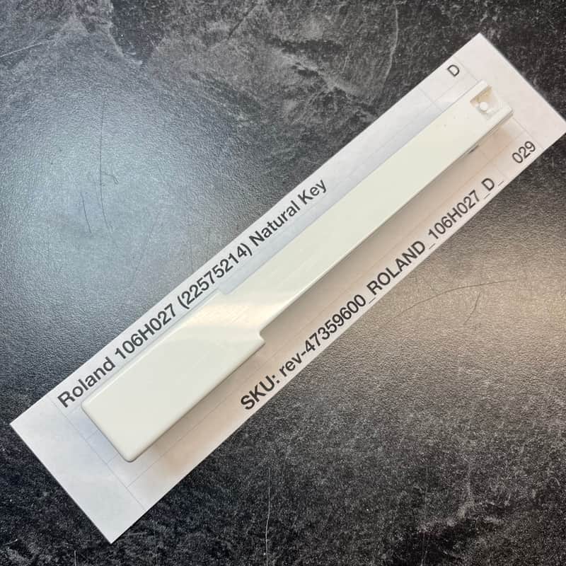 ORIGINAL Roland Replacement D Key (106H027) for Juno-6/60/106, Jupiter-6/8, HS-60, SH-101, VK-09, JX-3P, HS-10/Juno-1, System 100m 184, etc image 1
