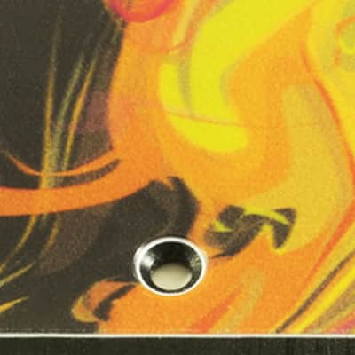 Custom Pickguard For 2000 - Present Made in America Fender Brian May Stratocaster 2-way switches - Rainbow Paint Swirl Graphic .090" image 2
