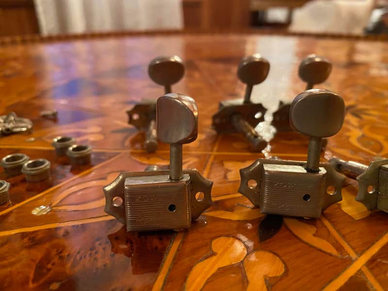 Kluson Tuners Deluxe Double Line 1964 - Nickel 169400 image 1
