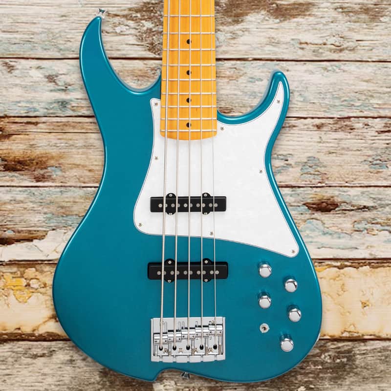 Vola Guitars ZVA 5 String bass - Ocean Turquoise metallic Gloss CLEARANCE SALE image 1