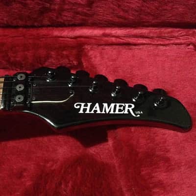 Hamer Scarab USA Cherry Sunburst Flame and Hamer USA Case image 10