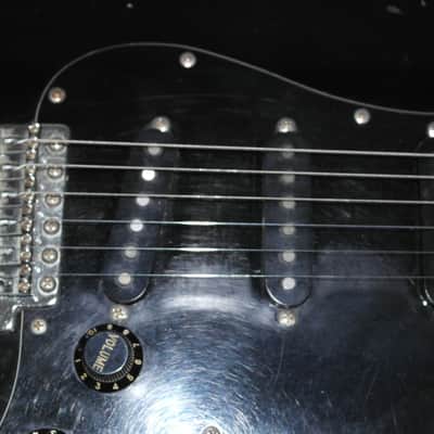 1985 MIJ Fender 70's Reissue Squier SQ Series Stratocaster Black With Maple Neck Relic! image 5