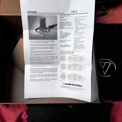 Audio-Technica AT4050 Large Diaphragm Multipattern Condenser Microphone 2010s - Black image 4