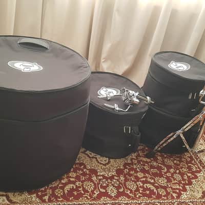 Tama Starclassic Early 2000s Made in Japan - Dark Cherry Fade. Includes cases and stand. image 15