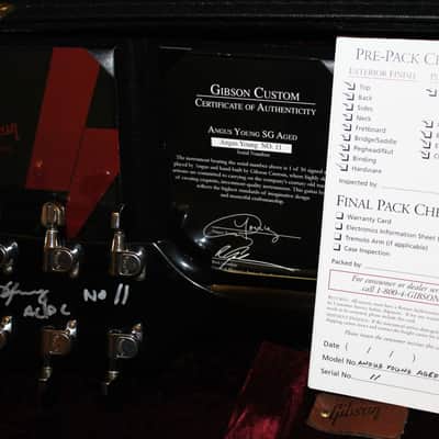 Gibson SG Angus Young Signature Aged & Signed AC/DC Custom Shop 2009 ! image 17