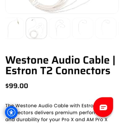 Westone AM PRO-30 Triple-Driver In-Ear Monitor Headphones 2010s - Clear/Black image 7