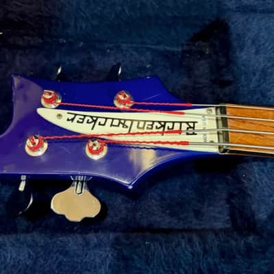 Rickenbacker 4003 1990 - Midnight Blue Bass Guitar w/ HSC - Excellent player. image 3