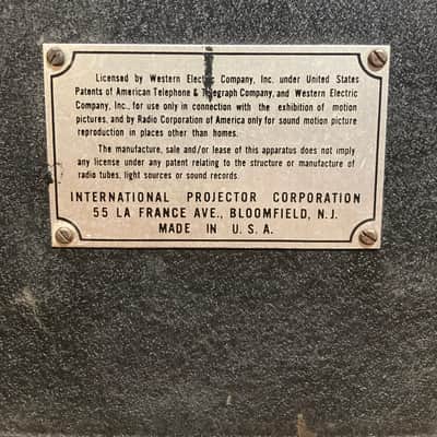 International Projection Corporation NP-30 1930’s Guitar Amplifier Head - Black Crinkle image 12