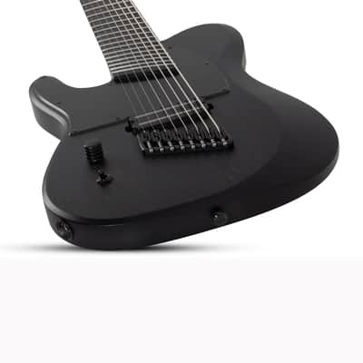 Schecter PT8MS Black Ops Lefty - Satin Black Open Pore image 4