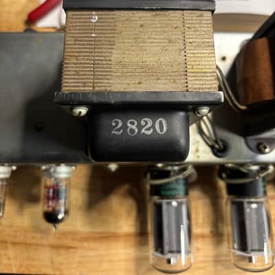 Fender Bassman 5E6-A Narrow Panel 40-Watt 4x10" Guitar Combo 1956 - Tweed - All Original! image 14