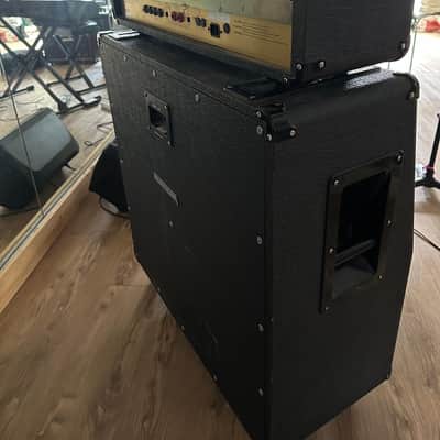 Marshall JCM 900 Lead Series Model 1960A 4x12" Angled Guitar Speaker Cabinet 1997 - Black (SOLD AS COMBO WITH HEAD) image 3