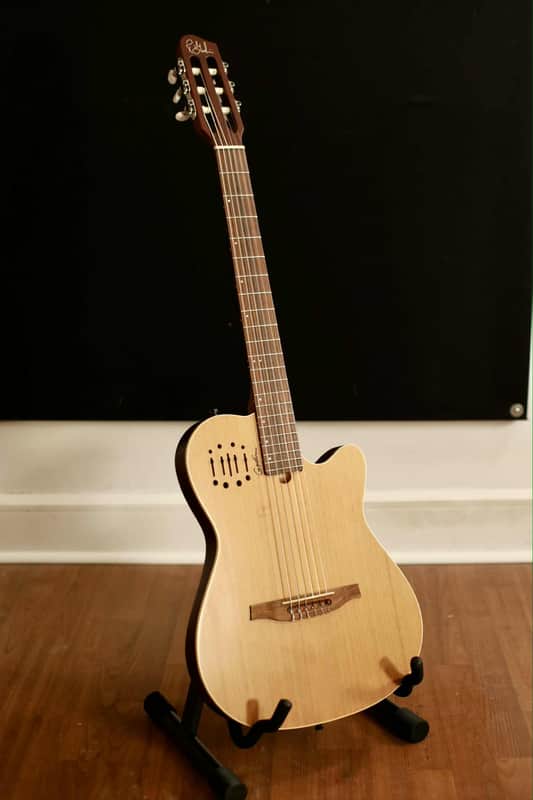 Godin Multiac Nylon Encore Natural SG w/Bag image 1