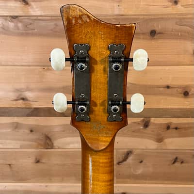 Hofner 1963 Relic Hollowbody Electric Violin Bass - Aged Sunburst image 6