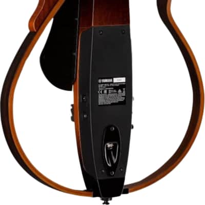 Yamaha SLG200N Acoustic-Electric Silent Guitar, Rosewood Fingerboard, Tobacco Brown Sunburst image 3