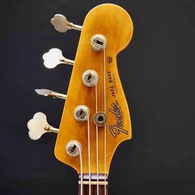Fender Custom Shop 1961 Jazz Bass Heavy Relic 3A Rosewood Fingerboard 3-Color Sunburst image 5