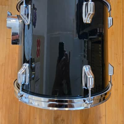 Singles - Rogers Big R 12x14 Rack Tom (Black Wrap) image 3