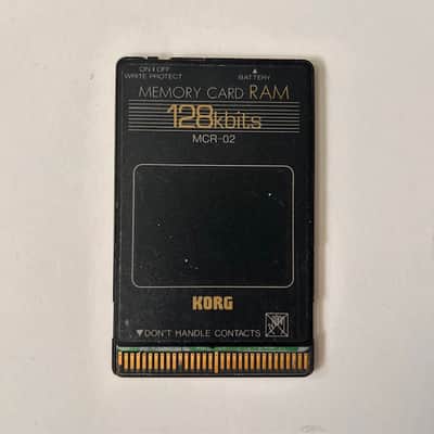 Korg MCR-02 128k bits RAM Card for Synths and Drum Machines | Reverb