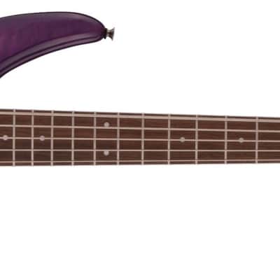 Jackson JS Series Spectra JS3QV 5-String Electric Bass Guitar, Purple Phaze image 1