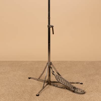 Vintage Duplex Flat Base Button Feet Hi Hat Stand image 1