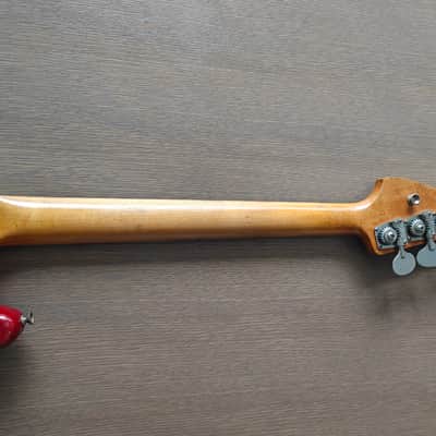 Vintage ALL ORIGINAL Fender Mustang Bass 1967 - Nitro Finish - Dakota Red image 8