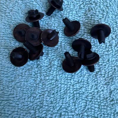 Rogers Lot of 12 Vintage Tom Drum Mounting Screws for Beavertail Lugs 70s - Metal image 3